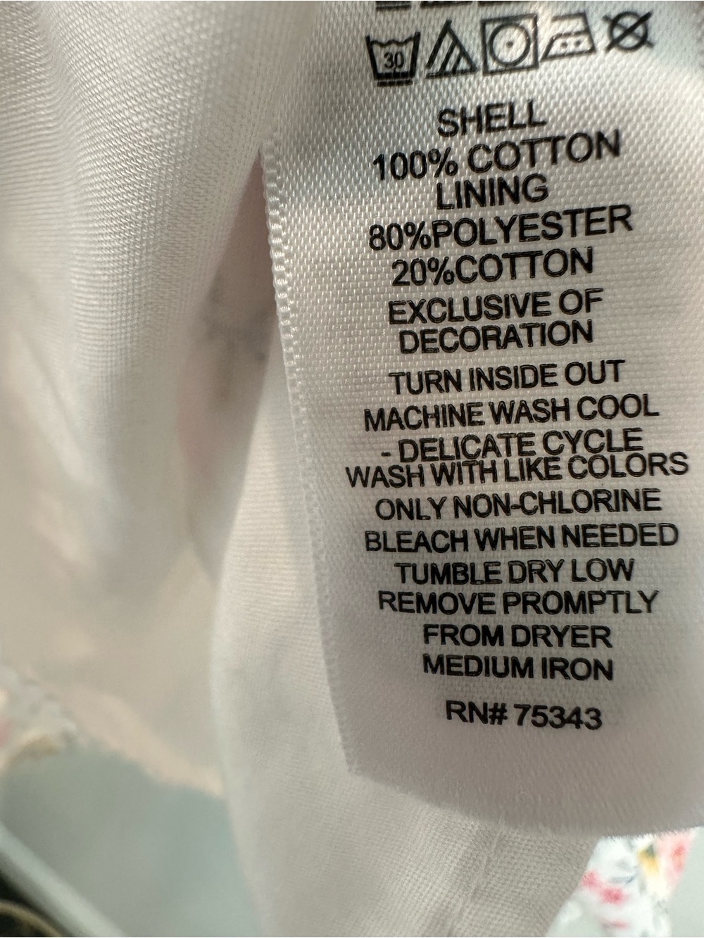 Cottagecore coastal Tommy Bahama Baby Floral Dress in Pink, Yellow & White - Picture 5 of 5